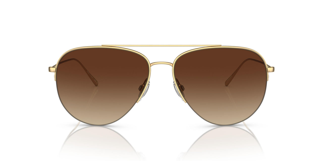 5292Q1 - Gold - Dark Brown Gradient Mirror