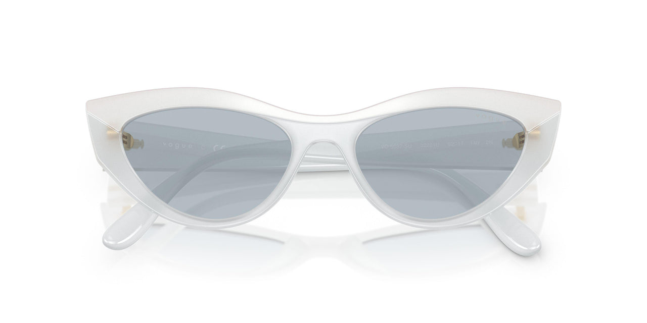 32201U - White - Light Blue Mirror Silver