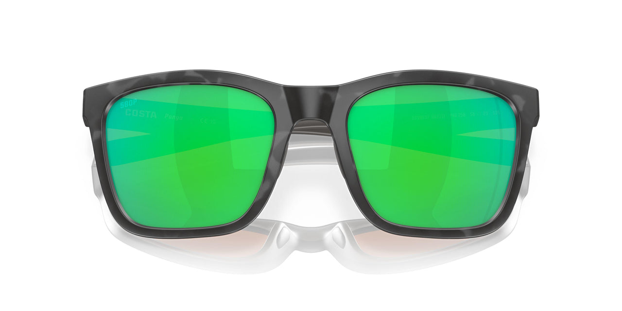 903711 - 256 Matte Gray Tortoise - Green Mirror 580p