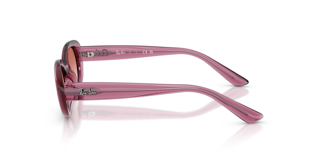 7217V0 - Violet - Clear Gradient Red Mirror Red