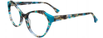 50 - Green Tortoise & Turquoise Trim