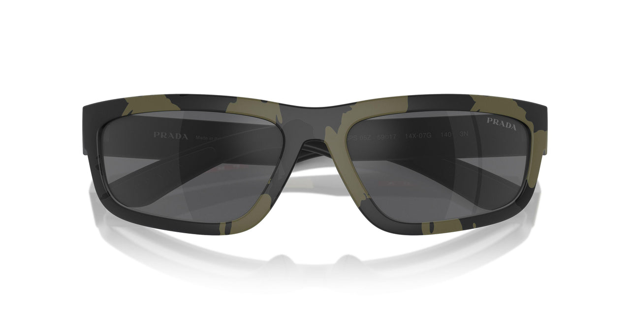 14X07G - Green - Grey Mirror Black