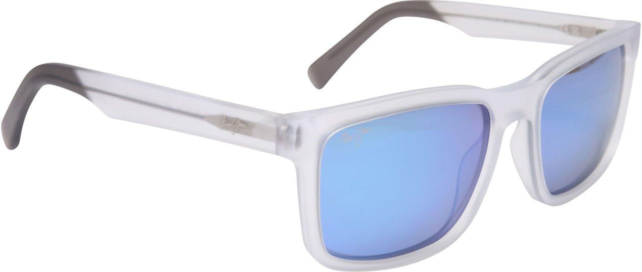 05 - Matte Crystal With Dark Grey Tips - Blue Hawaii