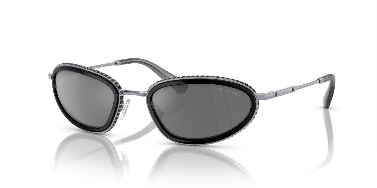 40116G - Silver - Grey Mirror Black