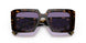 2AU05Q - Havana - Violet Mirror Internal Silver