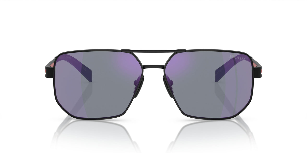1BO70A - Black - Dark Blue Mirror Violet