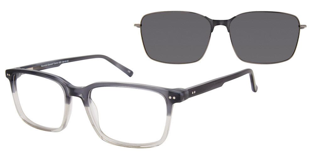 Revolution REV-DAMON-w/Clip Eyeglasses