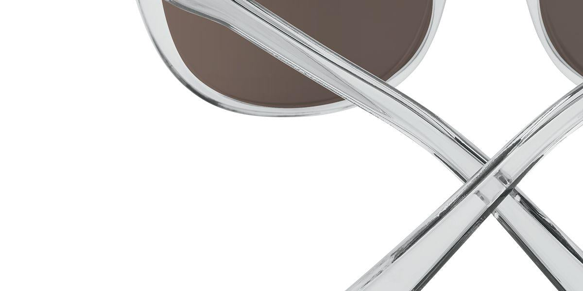 0000117 - Translucent Light Gray - Bronze with Iridescent Spectra Mirror