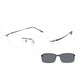 Charmant Pressure Mount TI16731 Eyeglasses