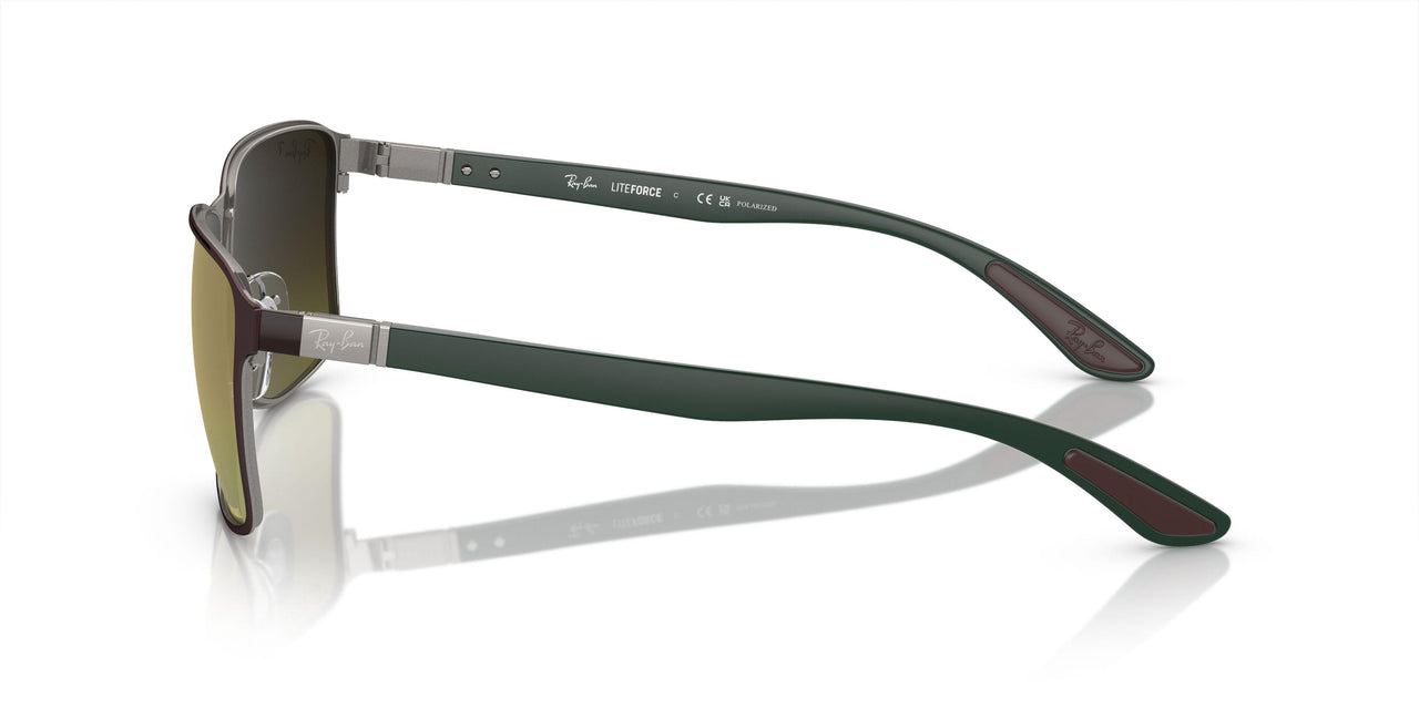 188/6O - Brown - Green/gold