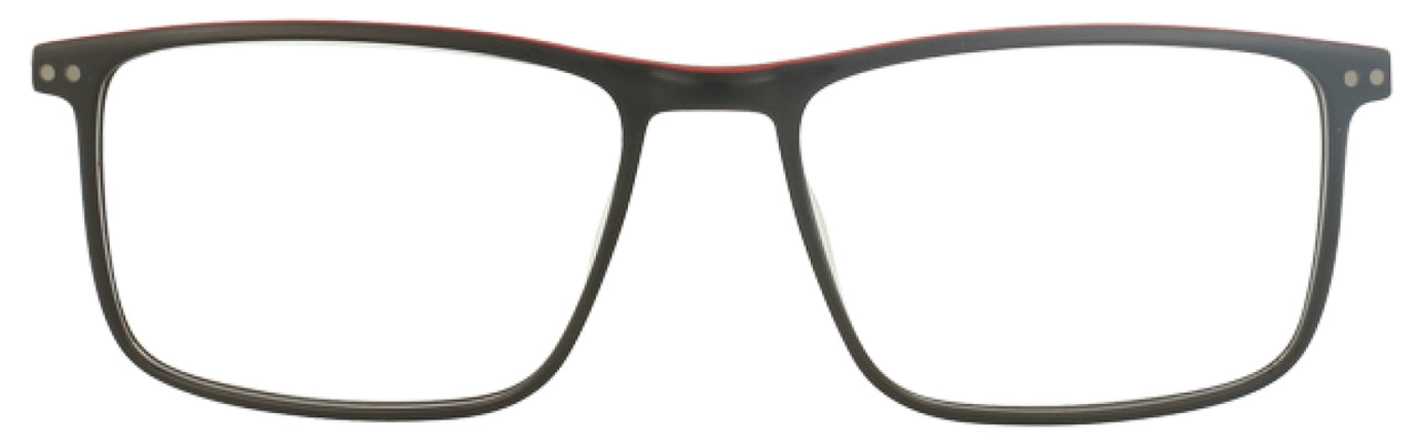 Black - Matte Black/ Red