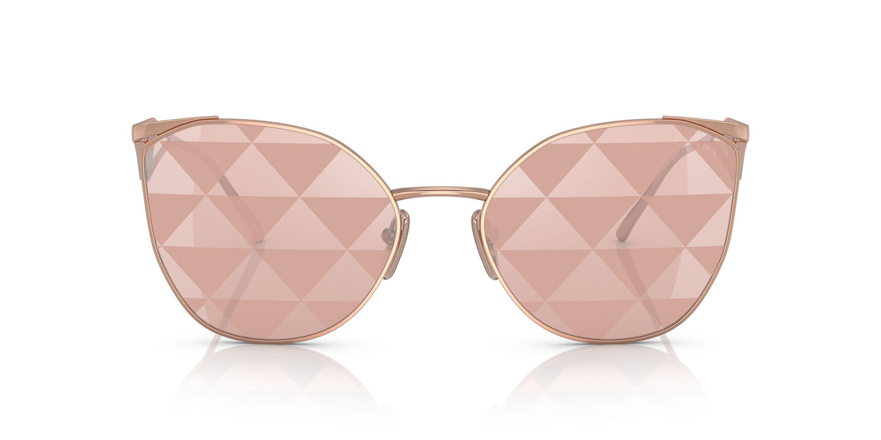SVF05T - Gold - Pink Tampo Triangles Silver