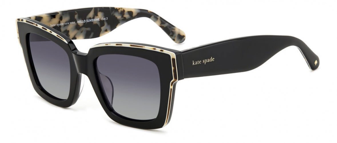hee Kate spadeサングラス Kate Spade Jakayla Women's Gold-Tone Semi-Rimless Aviator