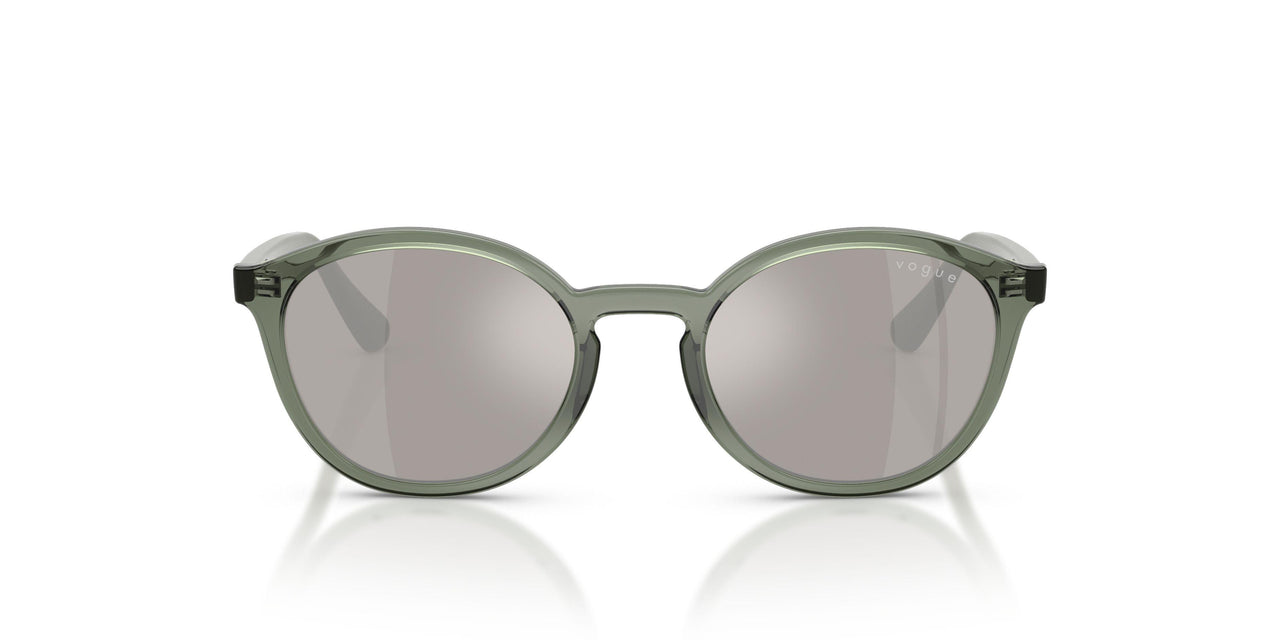 30866G - Green - Light Grey Mirror Silver