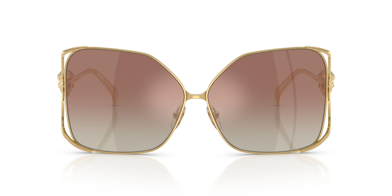 1002B8 - Gold - Gradient Brown Mirror Silver