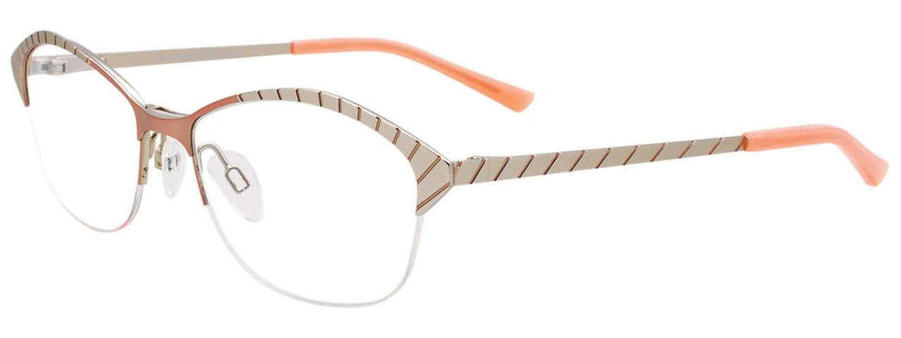 35 - Satin Light Salmon & Steel