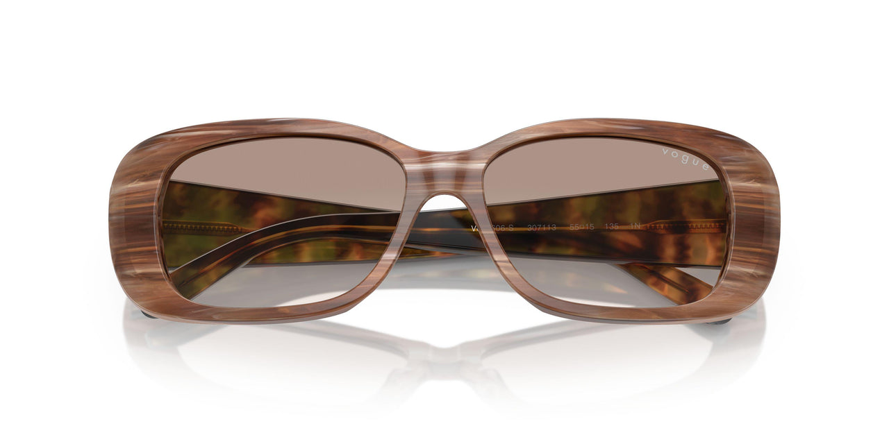 307113 - Brown Horn - Clear Gradient Brown