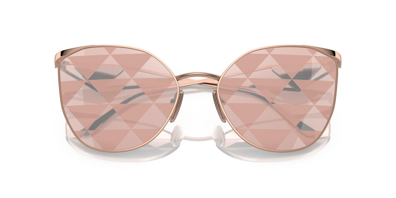 SVF05T - Gold - Pink Tampo Triangles Silver
