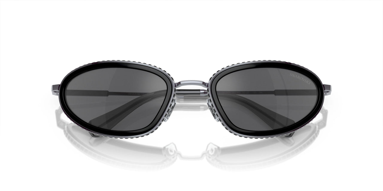 40116G - Silver - Grey Mirror Black