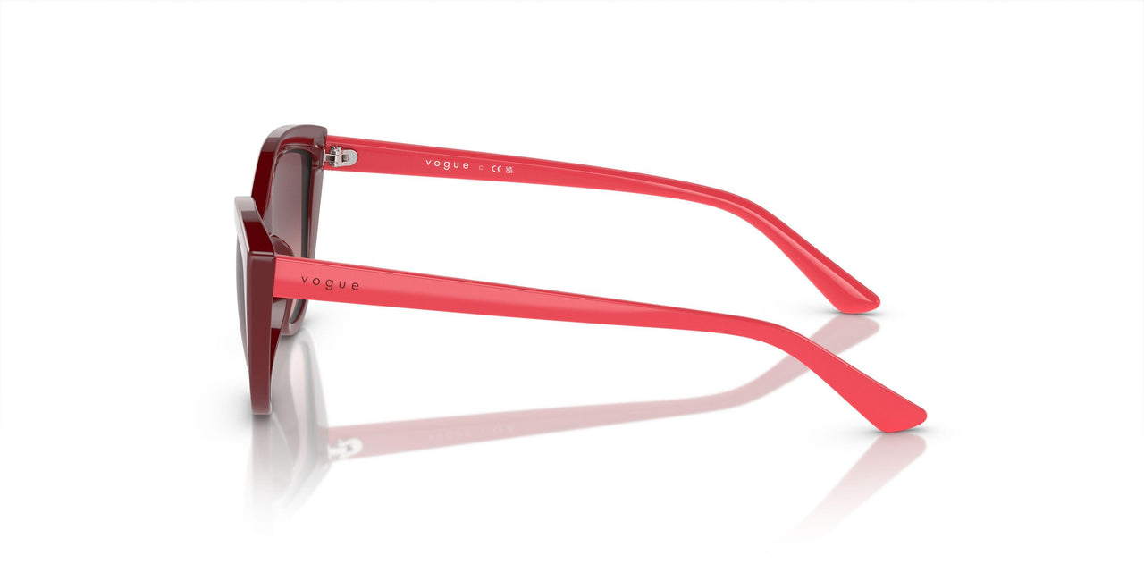 27768D - Bordeaux - Light Pink Gradient Pink