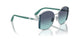 323/4S - Silver - Azure Gradient Dark Blue
