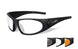 1006 - Grey/clear/rust/matte Black Frame - Clear / Smoke Grey / Light Rust