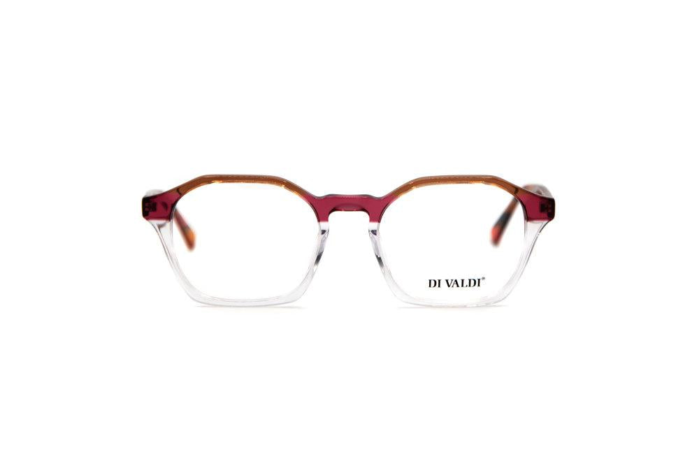10 - BROWN-PINK & CLEAR BOTTOM