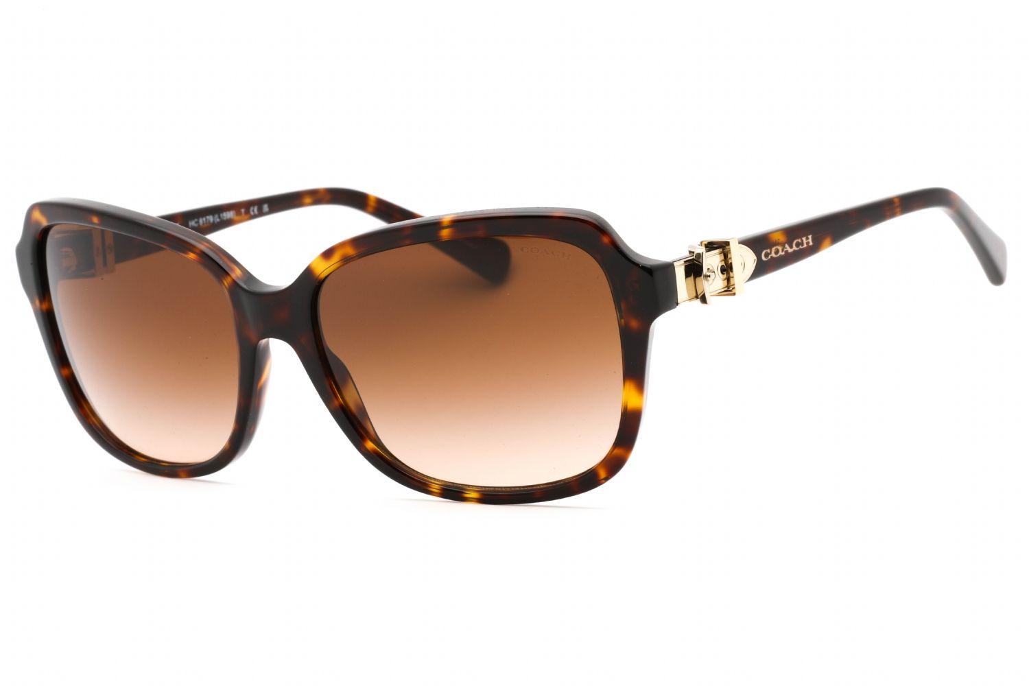 Coach Tortoise Sunglasses *Free Shipping* Coach HC8334U sunglasses for women in Dark Tortoise main image 4
