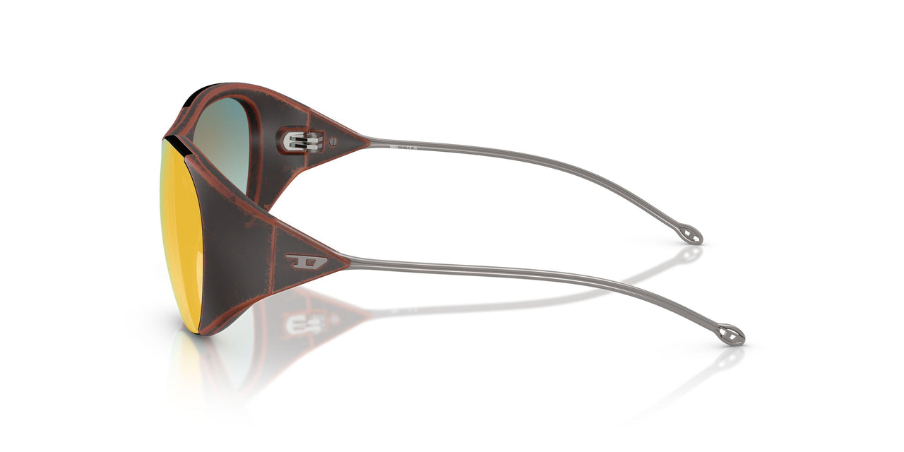 508/B6 - Multicolor - Green Gradient Brown Mirror Red