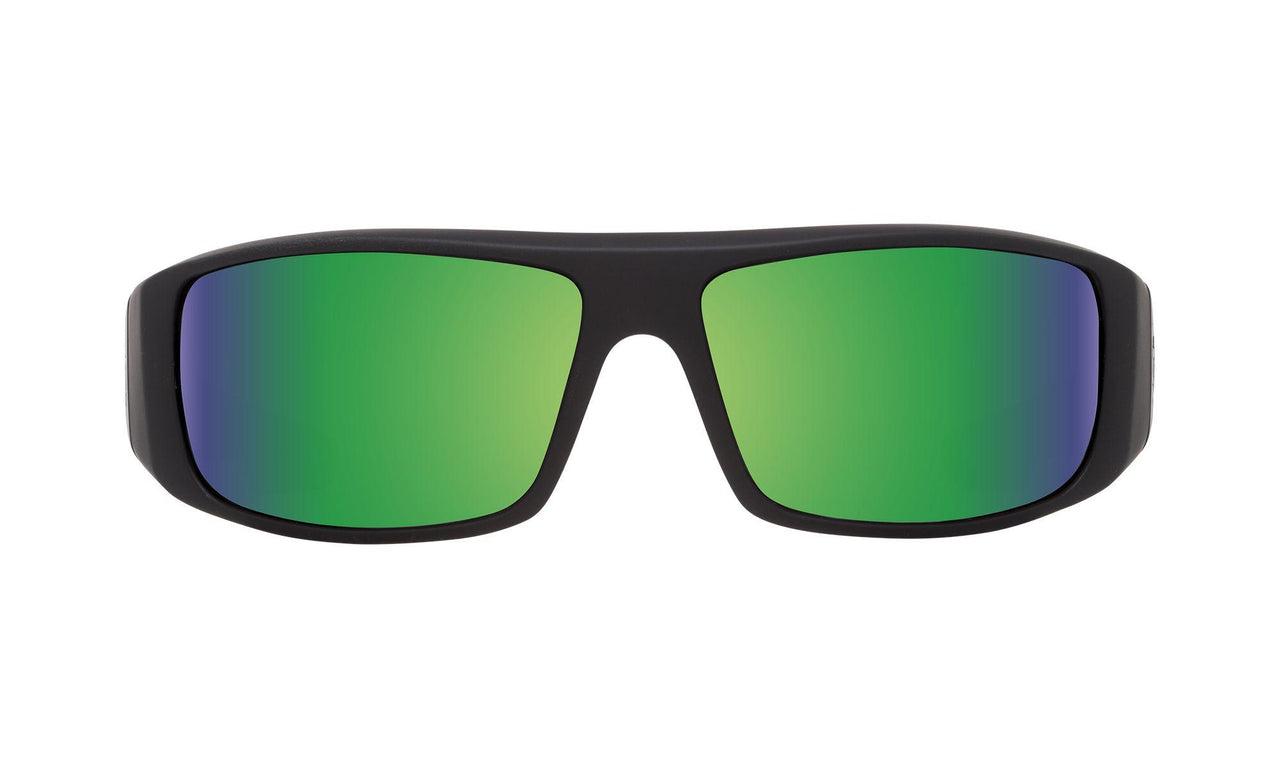 374861 - Matte Black - Happy Bronze Polar with Green Spectra