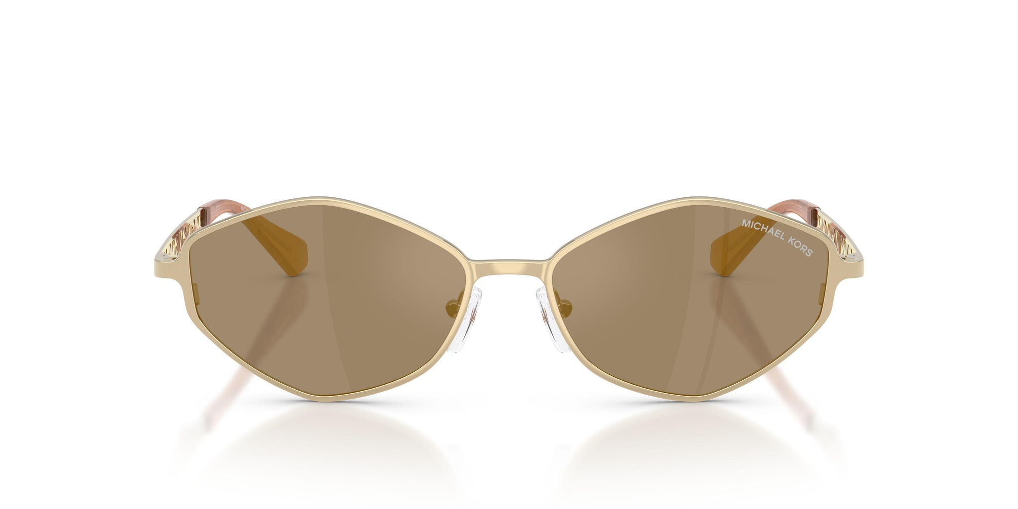 Michael Kors Gold Mirrored Rimless Sunglasses with White Case MK1181 GOLD COAST Sunglasses - Michael Kors Authorized  main image 4