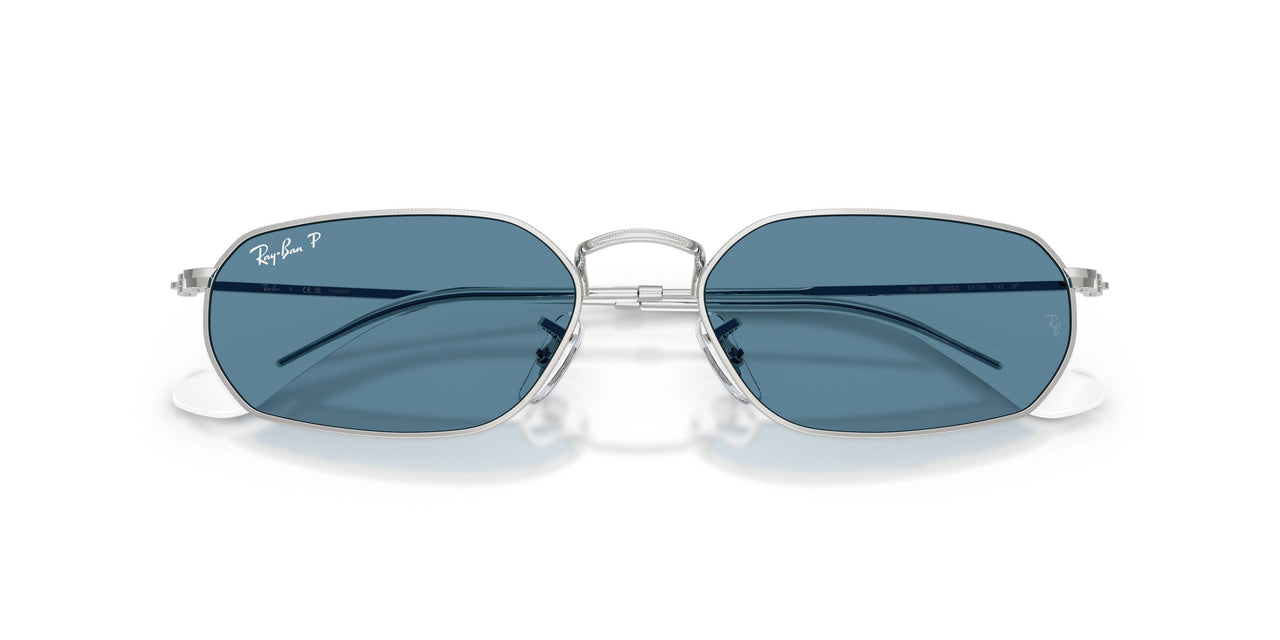 003/S2 - Silver - Polarized Blue