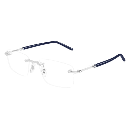003 - Silver/Blue - Transparent