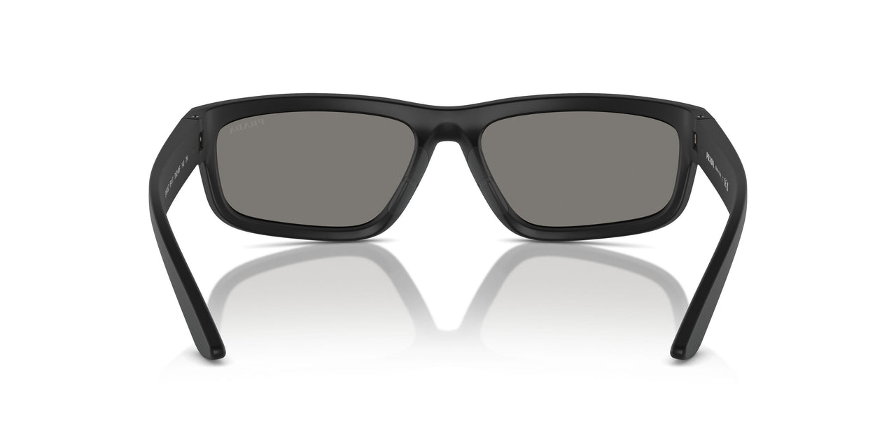 DG008F - Black - Dark Grey Mirror Blue/red