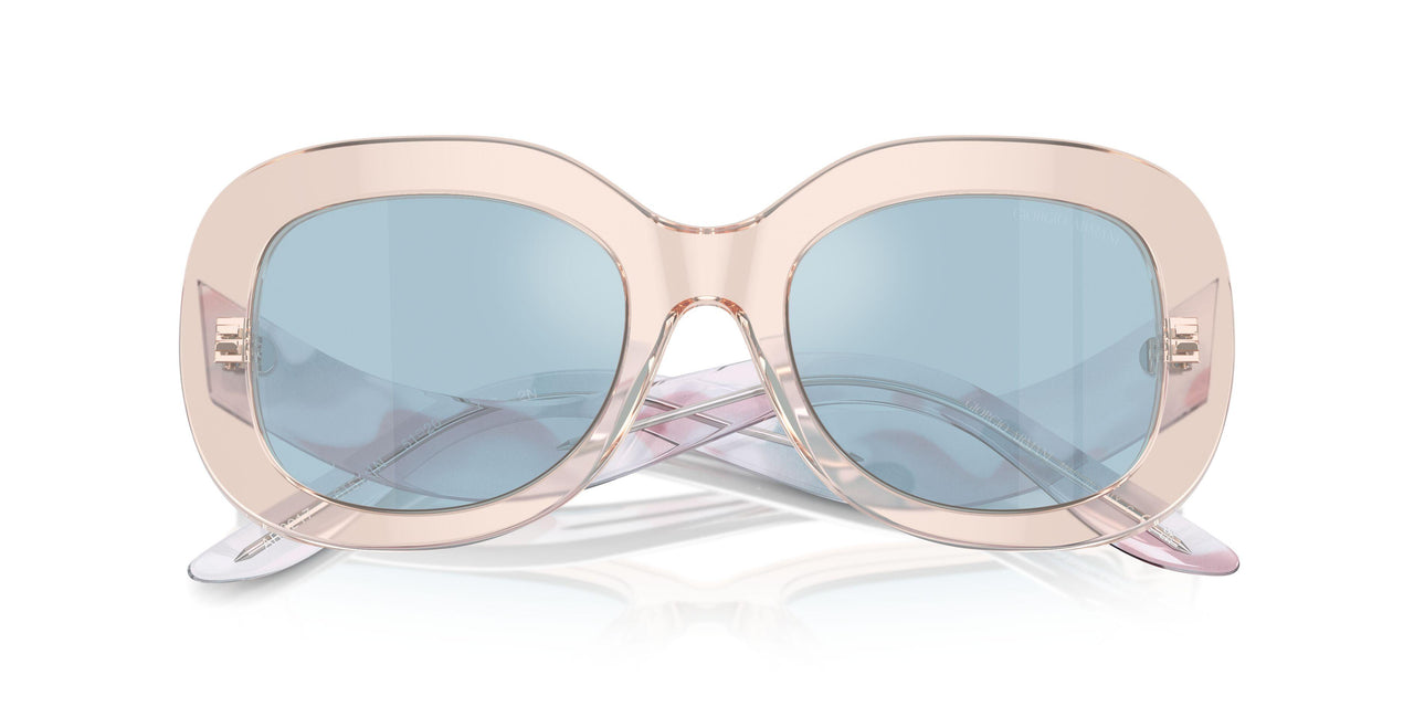 61511N - Pink - Light Blue Mirror Silver