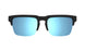 0000066 - Black Clear Matte - HD Plus Grey Green with Light Blue Spectra Mirror