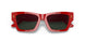 18933H - Red - Solid Dark Green