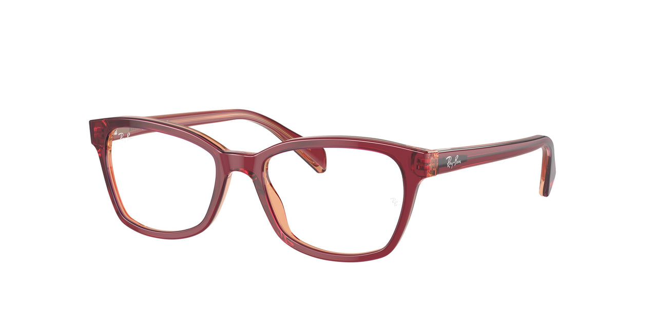 3947 - Top Red & Violet & Orange - Clear