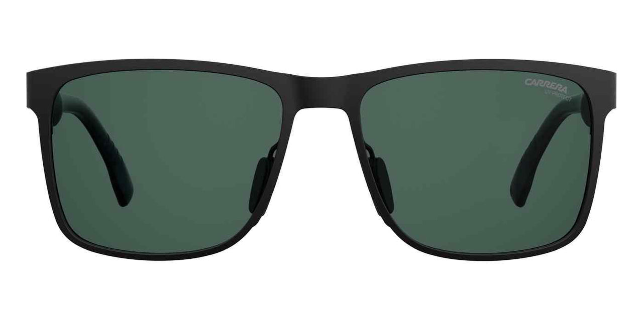 0003-QT - Matte Black - Green Lens