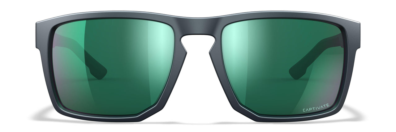 AC6FND07 Captivate Polarized Green Mirror/Matte Graphite