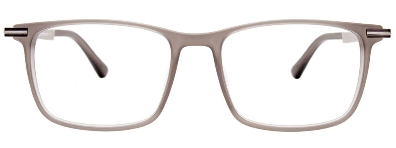 20 - Matt Grey Transparent / Grey & Steel