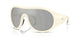 50028V - White - Clear Mirror Silver