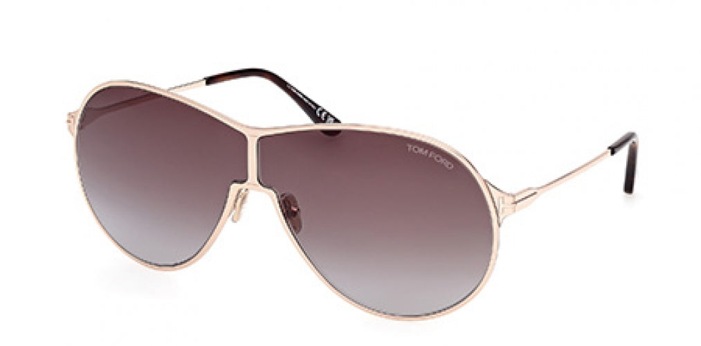NEW!! Tom Ford Gaia TF1174 30E Sunglasses, Authentic Tom Ford Gaia FT1174 Sunglasses in Gold – Designer Daydream main image 3