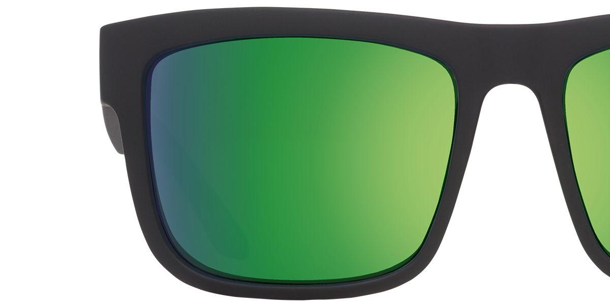 0000092 - Soft Matte Black - Happy Bronze Polar with Green Mirror