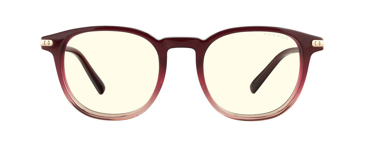 02209 - Garnet Fade Crystal - Clear