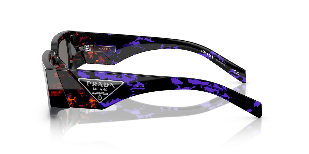 06V40E - Orange - Dark Grey Mirror Blue/red