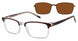 Revolution REV-TRENTON-w/Clip Eyeglasses