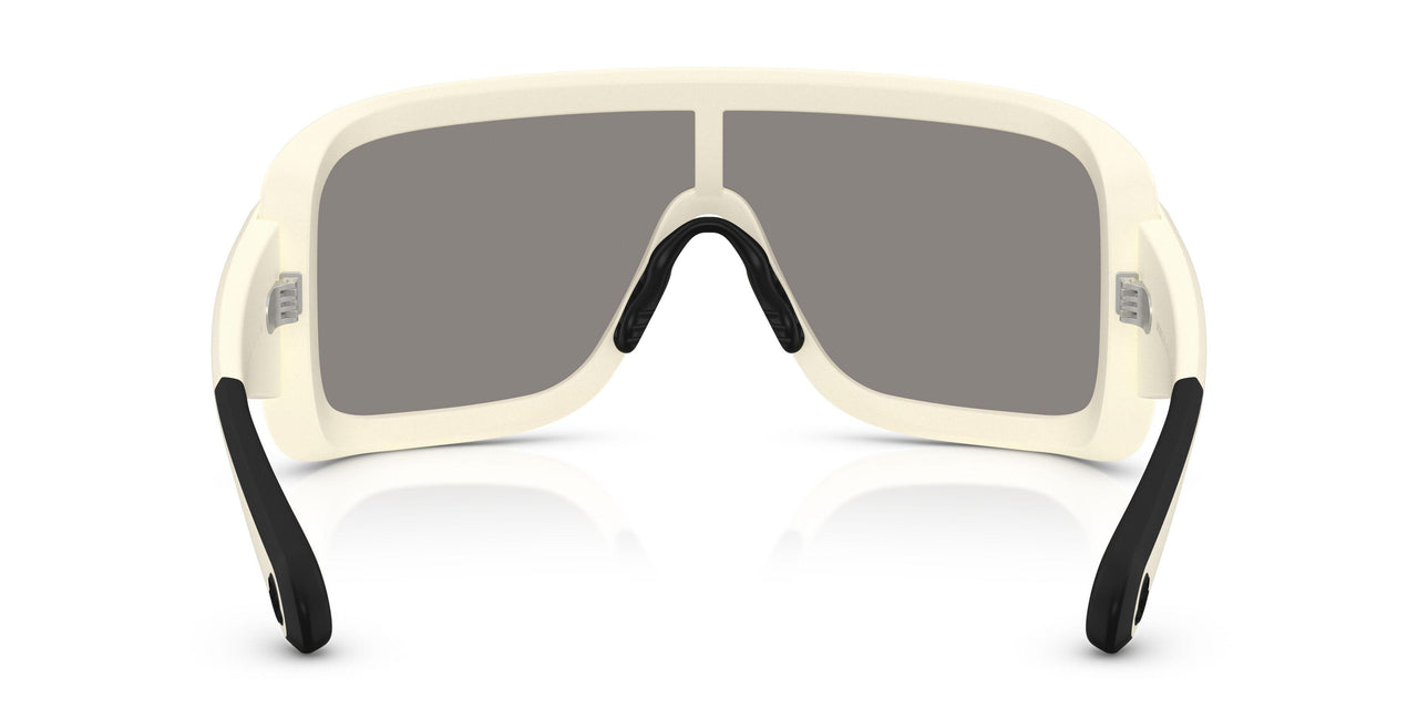 50026G - White - Clear Mirror Silver