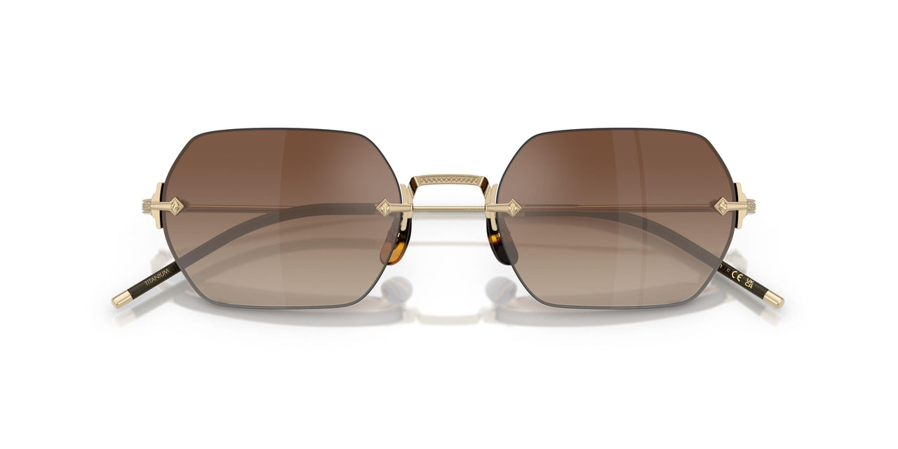 5035Q1 - Gold - Dark Brown Gradient Mirror