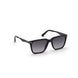 01B - 01B - Shiny Black W. Shiny Black Metal Temples / Gradient Smoke Lenses